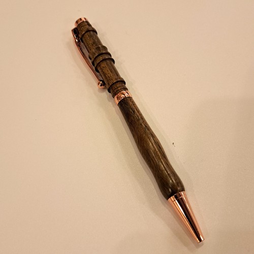 CR-004 Pen - Lignum Vitae/Copper $45 at Hunter Wolff Gallery